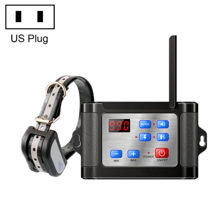 Outdoor Wireless Electronic Pet Fence Night Reflective Collar, Specification: One for One(US Plug)