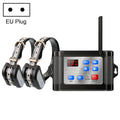 Outdoor Wireless Electronic Pet Fence Night Reflective Collar, Specification: One for Two(EU Plug)