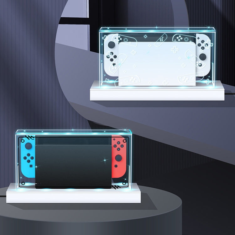 035 for Nintendo Switch/Oled Game Console Display Dustproof Cover, Spec: Transparent