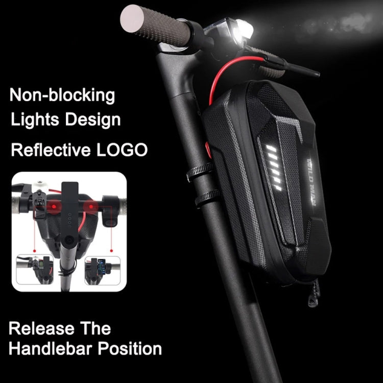 WILD MAN  ES8X Electric Scooter Bicycle Fast Disassembly Hanging Bag EVA Hard Shell Bag, Size: 3L(Black)