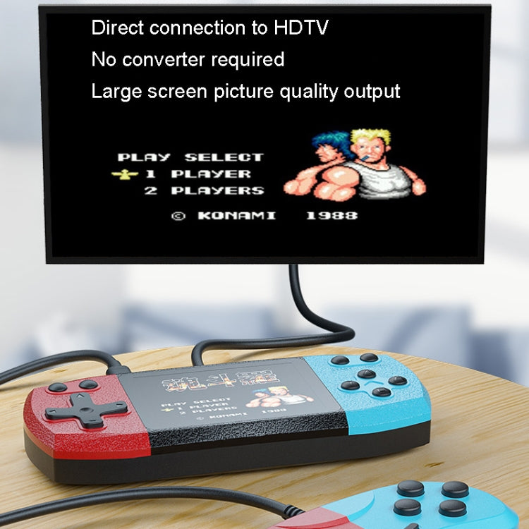 F1 3 Inch Horizontal Screen 620 In 1 Large Screen Pocket Console, Style: Double Player Red Blue