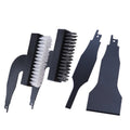 Rust Removal Grinding Tools Electric Steel Wire Nylon Brush Cleaning Set, Specification: Nylon/Steel Brush Head+10mm/50mmSteel Spatula