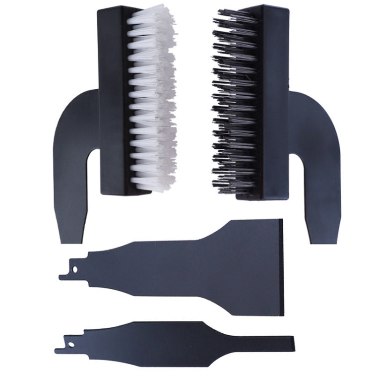 Rust Removal Grinding Tools Electric Steel Wire Nylon Brush Cleaning Set, Specification: Nylon/Steel Brush Head+10mm/50mmSteel Spatula