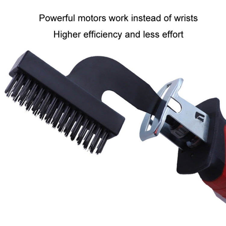 Rust Removal Grinding Tools Electric Steel Wire Nylon Brush Cleaning Set, Specification: Nylon/Steel Brush Head+10mm/50mmSteel Spatula