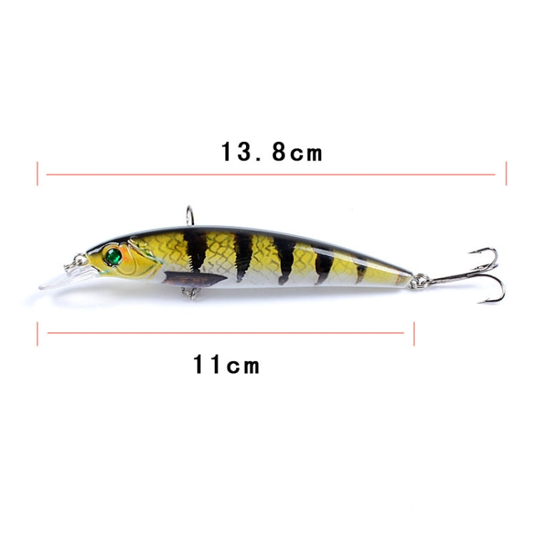 LB106 11cm/11.5g Lure Painted Bionic Fishing Bait Plastic Hard Bait, Color: 15