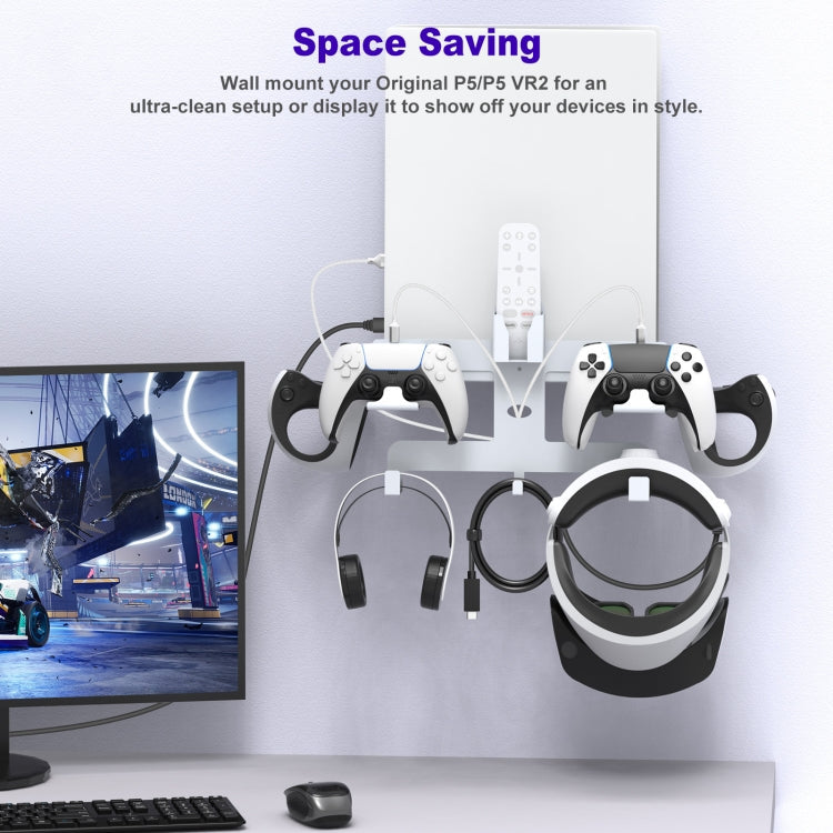 For PS5 / PS VR2 Series JYS JYS-P5163 Helmet Headset Host Handle Storage Rack