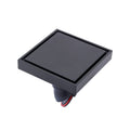 Bathroom Large Displacement Anti-odor Floor Drain, Style: K8015 Black Bronze+Black Straight Row