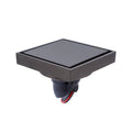 Bathroom Large Displacement Anti-odor Floor Drain, Style: K8016 Gray+Black Straight Row