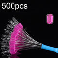 5sets/500pcs Space Bean Positioning Rod Slightly Bean Fishing Gear Supplies, Size: S(Red Four-paw)