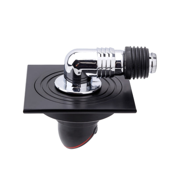Washing Machine Using Full Copper Floor Drain(K6055 Black Bronze+Plastic Single Bend+Straight Row)