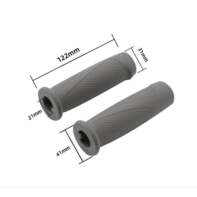 For Ninebot F30/F40 1pair Electric Scooter Silicone Handlebar Cover(Gray)