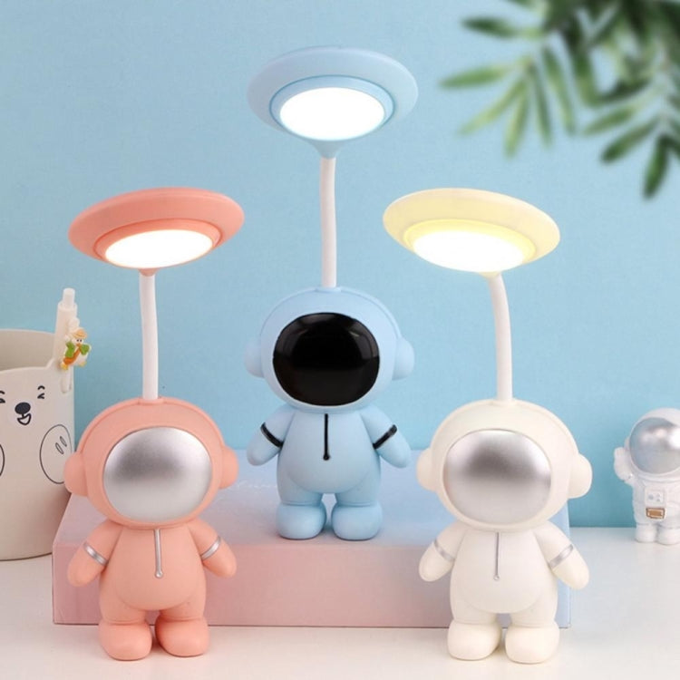 L-220903 Astronaut Eye Protection Study Lamp LED Rechargeable Reading Light(White)