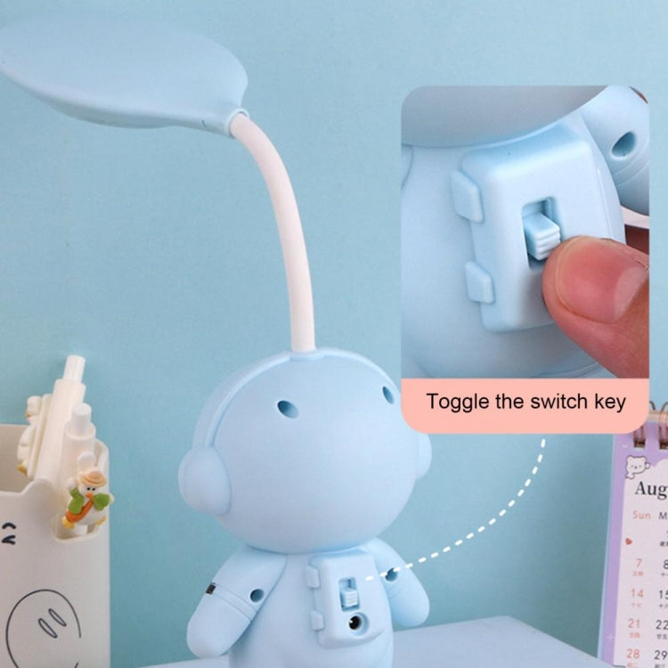 L-220903 Astronaut Eye Protection Study Lamp LED Rechargeable Reading Light(Blue)