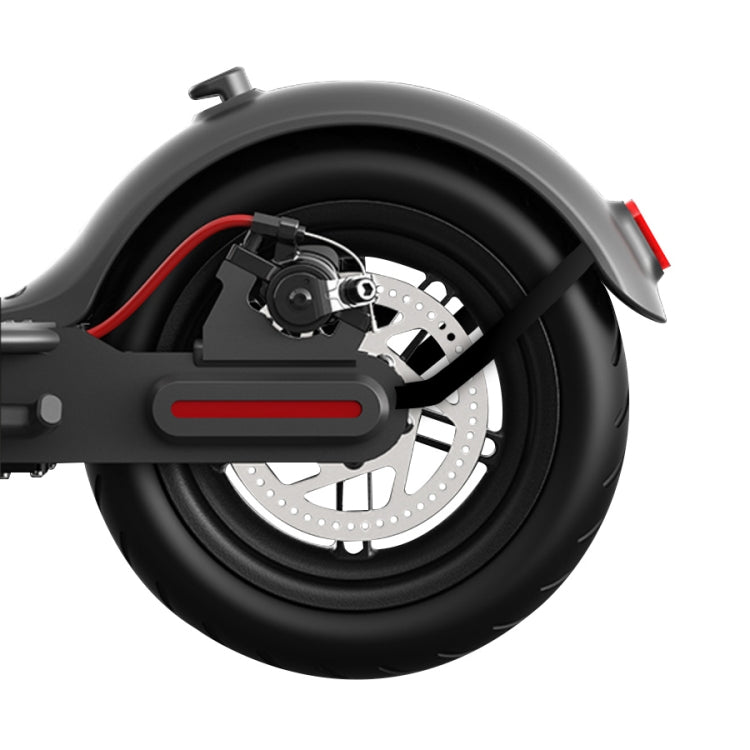 For Xiaomi M365 Electric Scooter Accessories, Fender+Bracket+Taillight, Color: Black With Wrench
