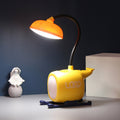L-220902 LED Cartoon Airplane Rechargeable Eye Protection Learning Desk Lamp(Yellow)