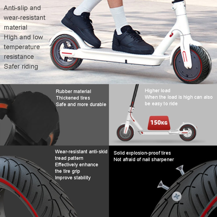 Electric Scooter 8.5 inch Honeycomb Solid Tire For Xiaomi M365/M365 Pro /1S/Pro2/Essential(Black)