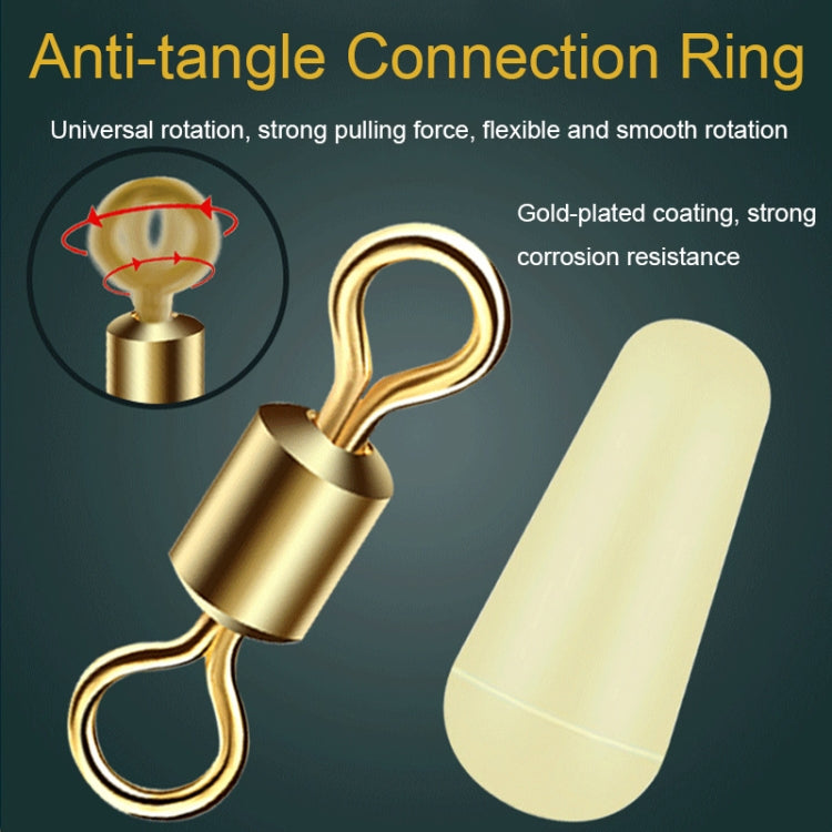 2pcs Outdoor Fishing Anti-tangle Spotted Invisible Line Set with Scale, Size: 3.6m(1.0)