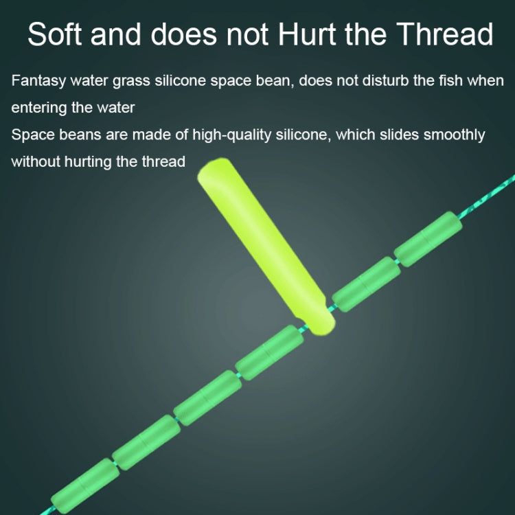 2pcs Outdoor Fishing Anti-tangle Spotted Invisible Line Set with Scale, Size: 5.4m(1.0)