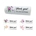 Floral Thank You Label Sticker Handicraft Decoration Small Gift Sticker(K-245)