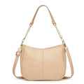 270 Large Capacity Single-shoulder Crossbody Chain Bag Leather Adjustable Underarm Bag(Beige)