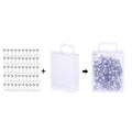 HENGJIA JI035 50pcs 1g Lead Head Hook Fishing Gear Lua Anti-drop Hooks