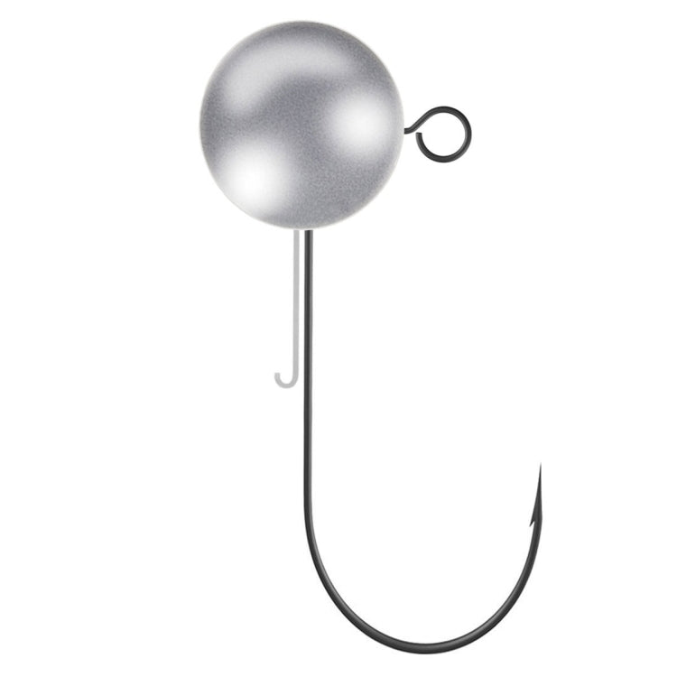 HENGJIA JI035 50pcs 1g Lead Head Hook Fishing Gear Lua Anti-drop Hooks