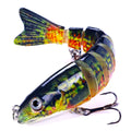 HENGJIA JM064 Multi-section Fish Minnow Bionic Fake Lures Sea Fishing Sinking Lures, Size: 12.8cm 18g(7)