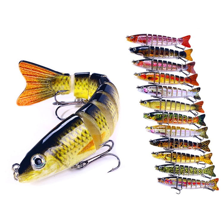 HENGJIA JM064 Multi-section Fish Minnow Bionic Fake Lures Sea Fishing Sinking Lures, Size: 12.8cm 18g(8)