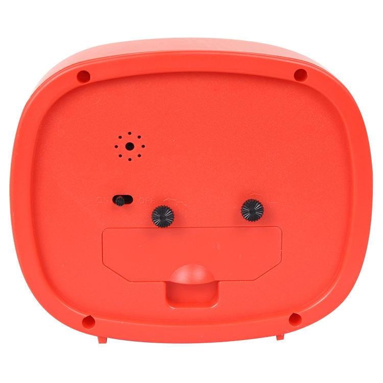 Square Candy Color Stereo Digital Silent Alarm Clock Children Student Alarm Clock(Pink)