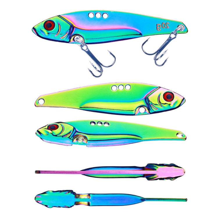 HENGJIA VIB056 VIB Fake Bait Full Swimming Layer Metal Blade Fish Luya Bait, Specification: 10G