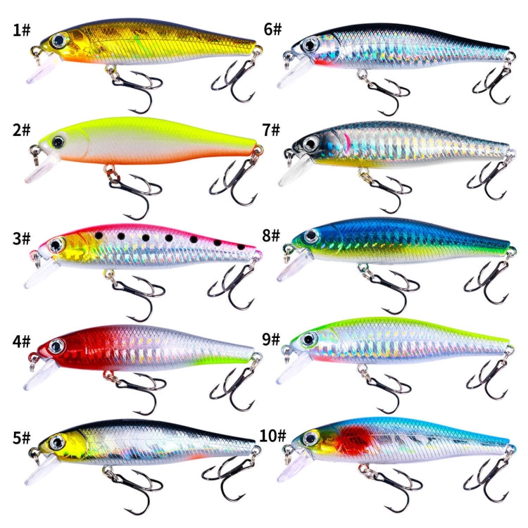 HENGJIA MI160 8.8cm 9g Floating Water Minno Fake Bait, Color: 5