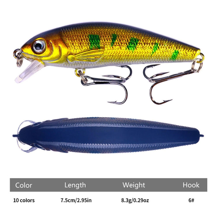 HENGJIA MI158 Floating Mino Bionic Lures, Color: 9
