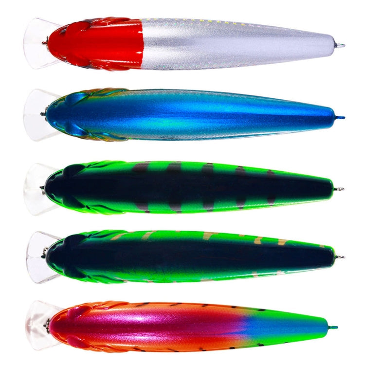 HENGJIA Long-distance Casting Sinking Minnow False Bait, Size: 12cm 32g(Red Black Stripe)