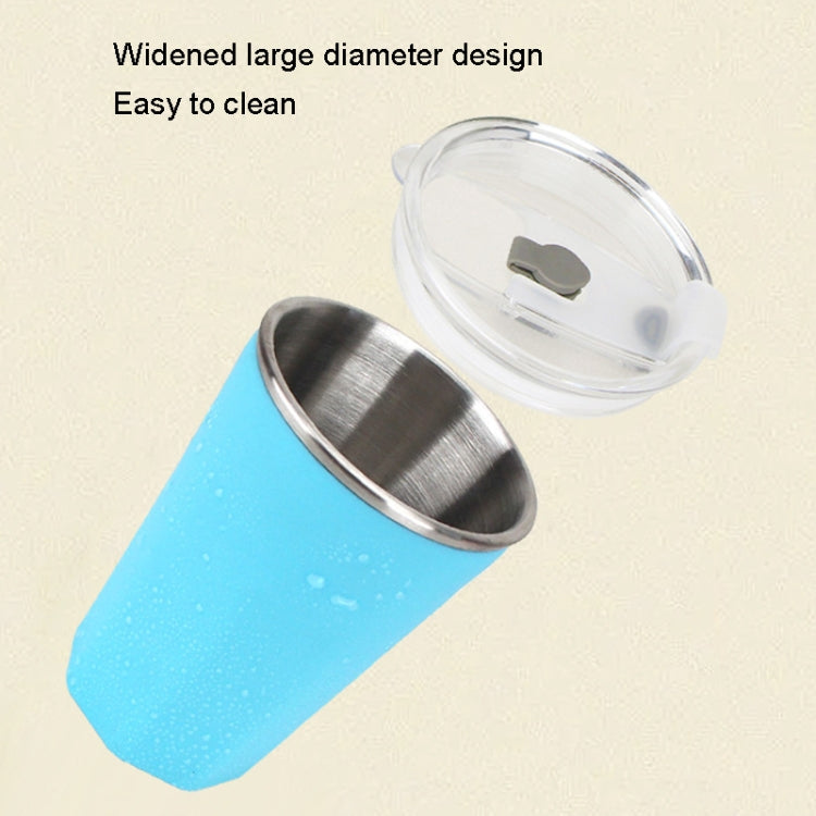 Insulated Cooling Cup Shake Cooling Cup, Capacity: 330ml(Camouflage Red)