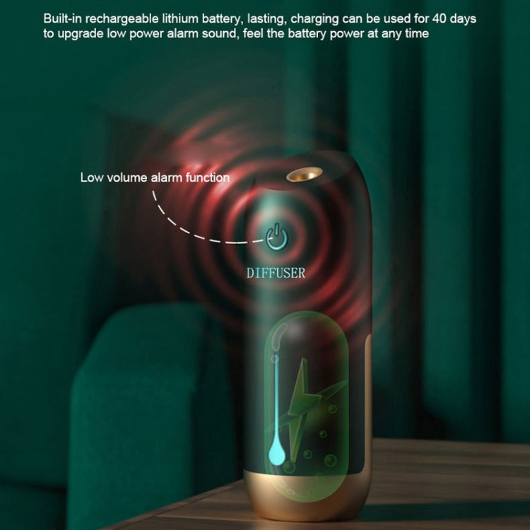 Timed Automatic Spray Air Purification Diffuser, Single Machine, No Essential Oil(2.0 Space Gray)