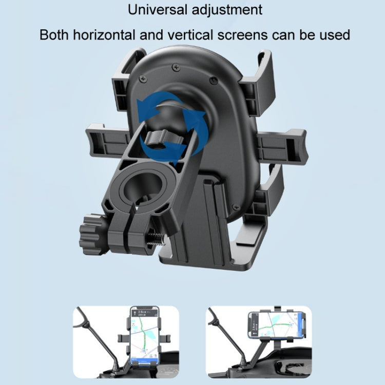 Motorcycle Navigation Riding Mobile Phone Holder(Rear View Mirror)