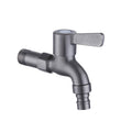 Bathroom Toilet Stainless Steel Bib Tap Wall Mounted Washing Machine Water Tap ,Spec: Medium Long Type