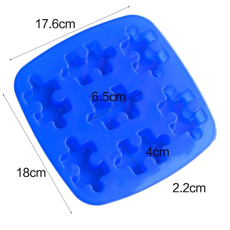 DIY Silicone Ice Grid Chocolate Puzzle Biscuit Tools