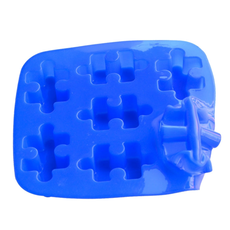 DIY Silicone Ice Grid Chocolate Puzzle Biscuit Tools