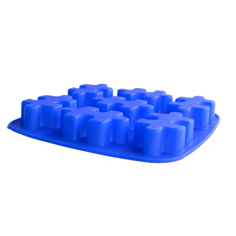 DIY Silicone Ice Grid Chocolate Puzzle Biscuit Tools