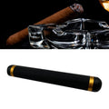 Convenient Metal Cigar Humidor Cigar Storage Tube(Black)
