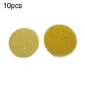10pcs Soldering Iron Tin Remover Cleaning Cotton Wood Pulp Sponge,Spec: Thin Round 5.1cm
