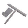 Car Glass Silicone Wiper Household Bathroom Manual Cleaning Scraper(Gray)