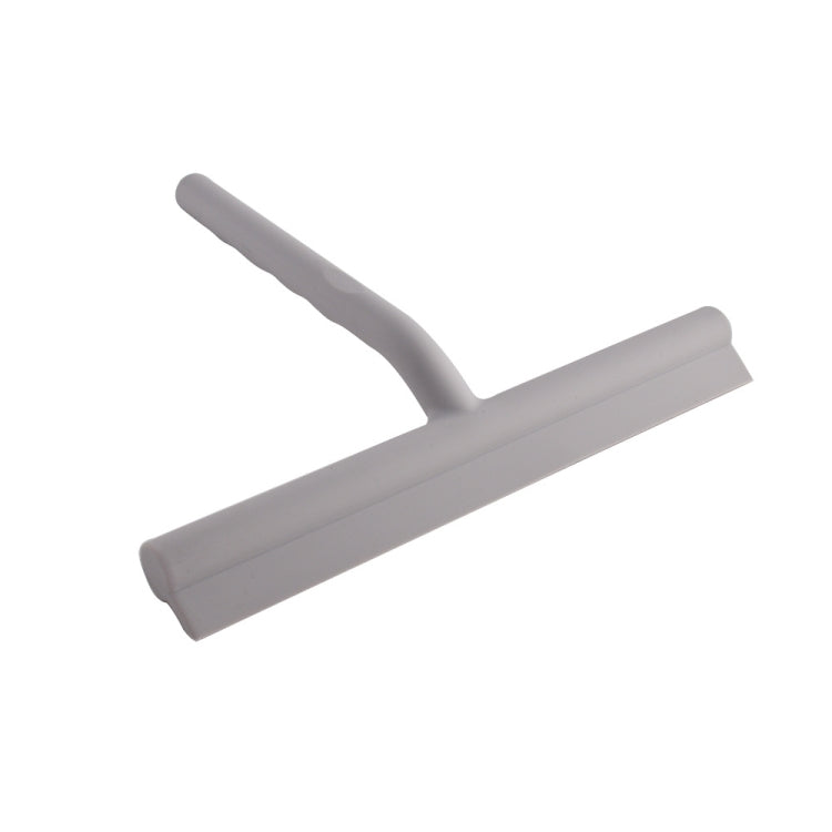 Car Glass Silicone Wiper Household Bathroom Manual Cleaning Scraper(Gray)