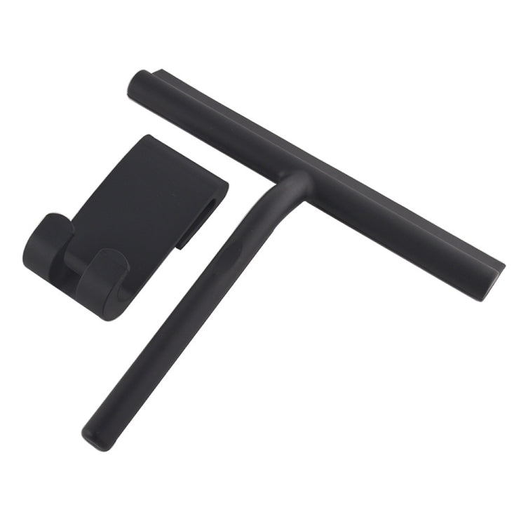 Car Glass Silicone Wiper Household Bathroom Manual Cleaning Scraper(Black)