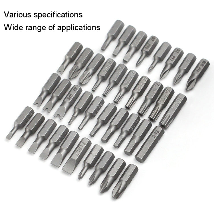 10pcs Electric Screwdriver Short Batch Head Strong Magnetic Driver Head, Series: Phillips PH1
