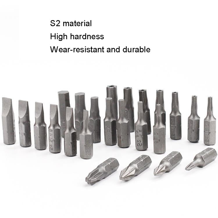 10pcs Electric Screwdriver Short Batch Head Strong Magnetic Driver Head, Series: Phillips PH1