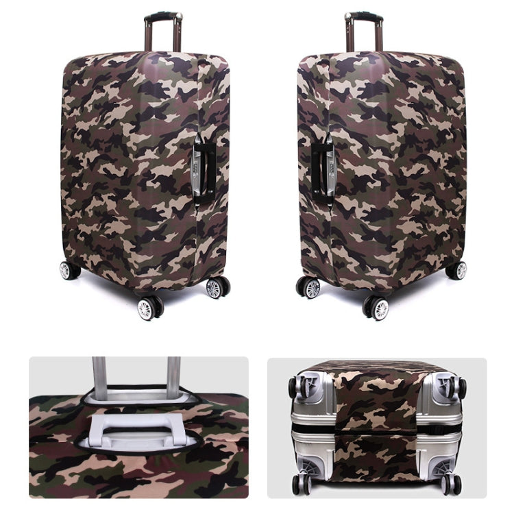 Wear-resistant Travel Trolley Suitcase Dustproof Cover, Size: S(Camouflage 2)