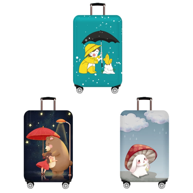 Thick Wear-resistant Luggage Elastic Dustproof Protective Cover, Size: S(Love Girl)