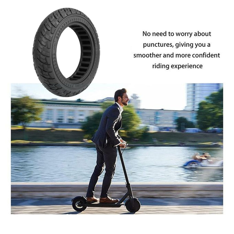 For Ninebot Max G30 10 X 2.5 Inch  (60/70-6.5) Scooter Solid Rubber Tire Black